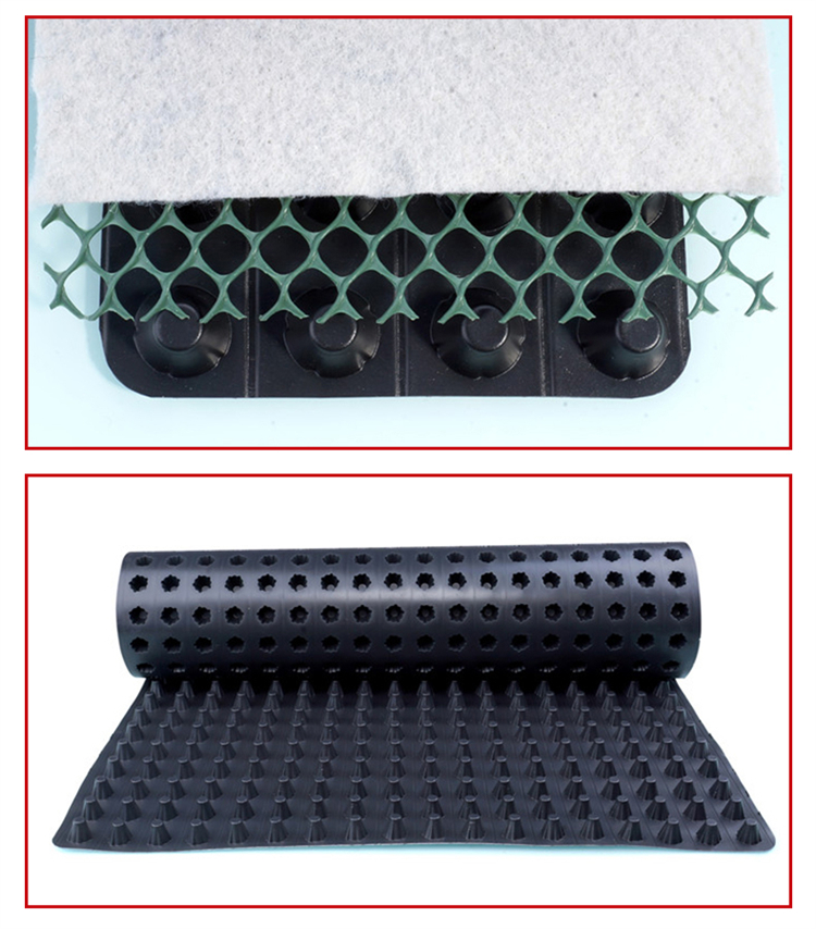 濰坊車庫排水板 濰坊防護虹吸排水收集系統